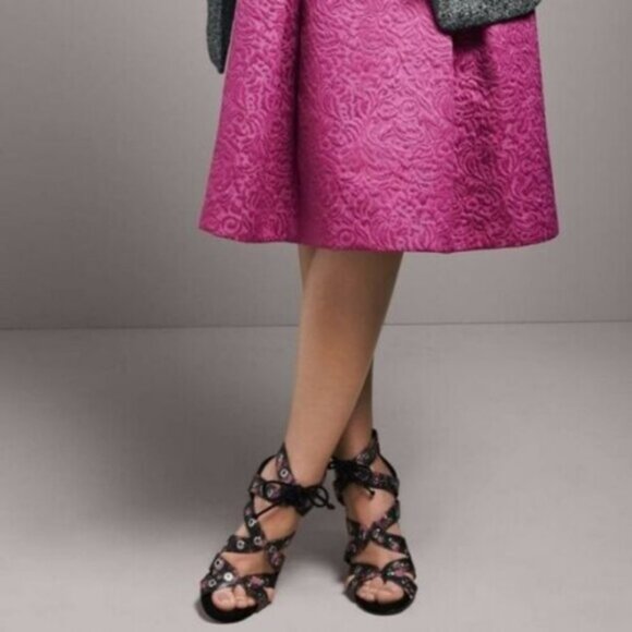 Sam Edelman Phoebe Floral Print Strappy Sandal 10 - Picture 7 of 7